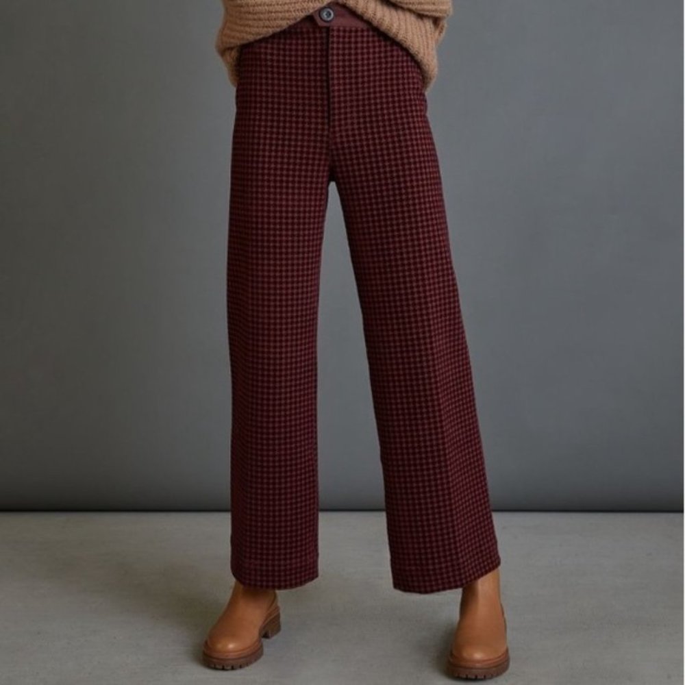 Maeve Red Wide Leg Pants